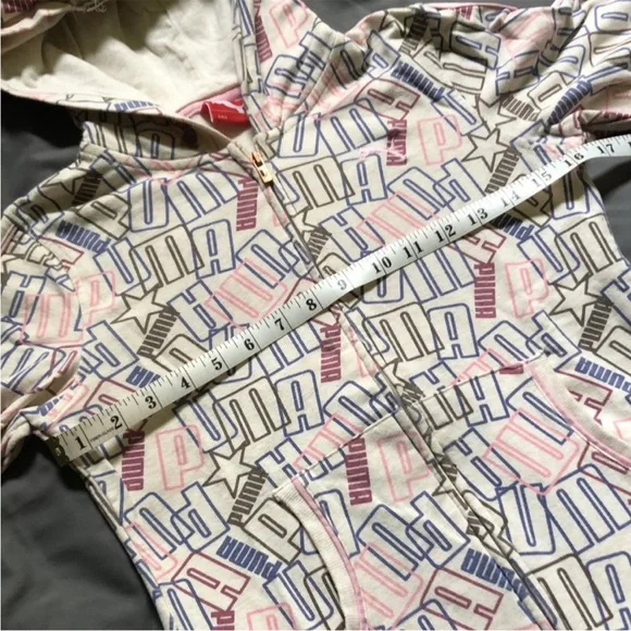 🐾PUMA GIRLS XL MATCHING PANT AND HOODIE SET